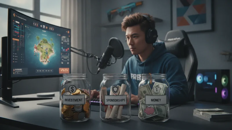 How Free Fire Streamers Can Organize Their Money, Sponsorships and Investments